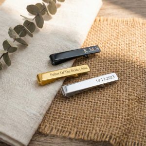 Personalised Engraved Tie Clips