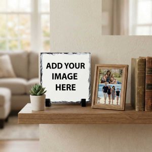 Personalised Granite Photo Slate Frame