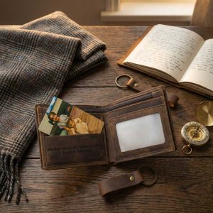 Personalised Metal Wallet Card Photo Insert