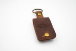 Personalised Leather photo Keychain Malta - Custom engraved keychain