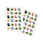 stickers on a5 sheet