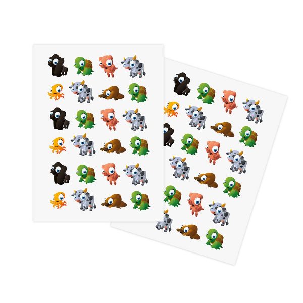 stickers on a5 sheet