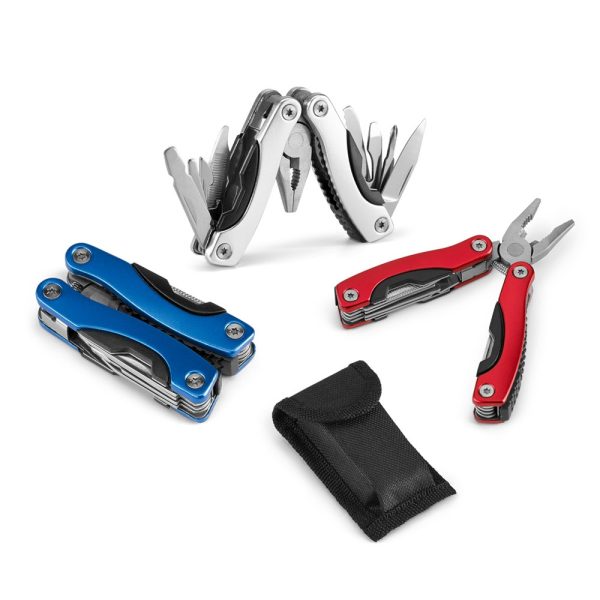DUNITO Folding mini multi-function pliers made of stainless steel and aluminum