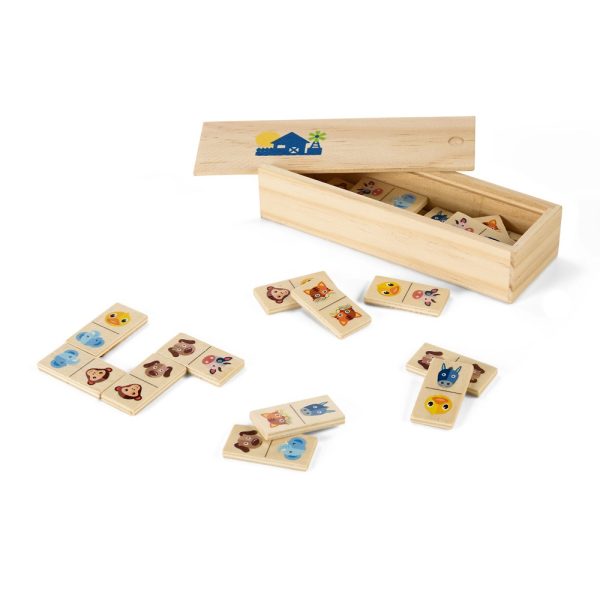DOMIN Wooden domino game