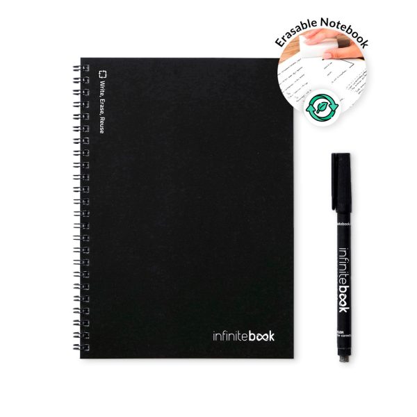 INFINITEBOOK LINED A5 A5 Infinitebook with flexible cover and 15 lined whiteboard pages