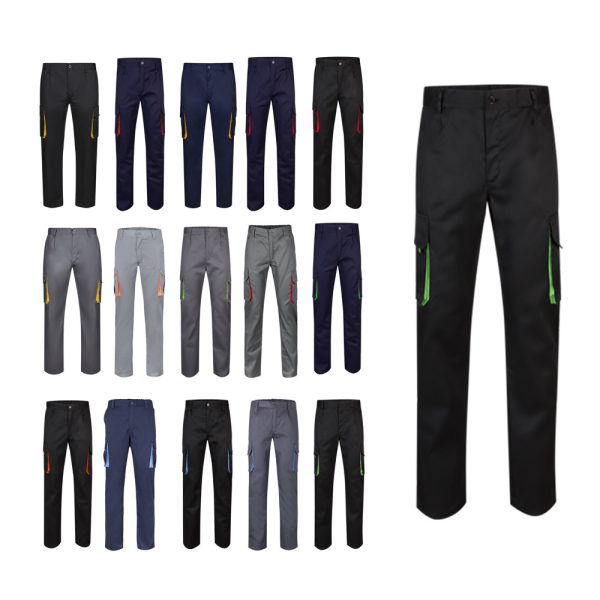 in cotton (35%) and polyester (65%)
