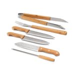 KABSA. Barbecue set supplied in a bamboo case - Image 5