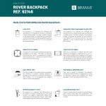 ROVER BACKPACK. Microfibre and PU backpack - Image 3