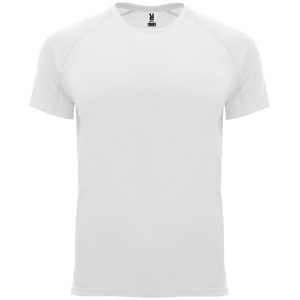 Technical short-sleeve raglan t-shirt. Crew neck with matching covered seams. Bottom sleeve panels. Matching overlock in armhole and sleeve panel. CONTROL-DRY fabric.