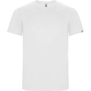 Technical short-sleeve t-shirt in recycled CONTROL-DRY polyester. Crew neck with matching covered seams. ECO logo label on sleeve. Packing in recycled material.