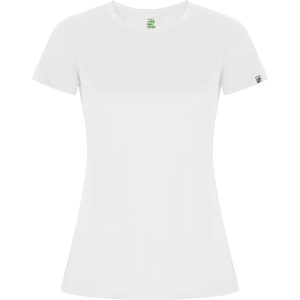Fitted technical short-sleeve t-shirt in recycled CONTROL-DRY polyester. Crew neck with matching covered seams. ECO logo label on sleeve.