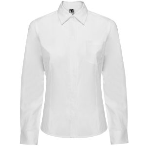 Long-sleeve shirt for women.· Slim-fit cut with front and back darts