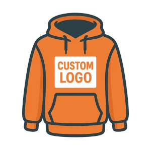 Custom printed hoodies