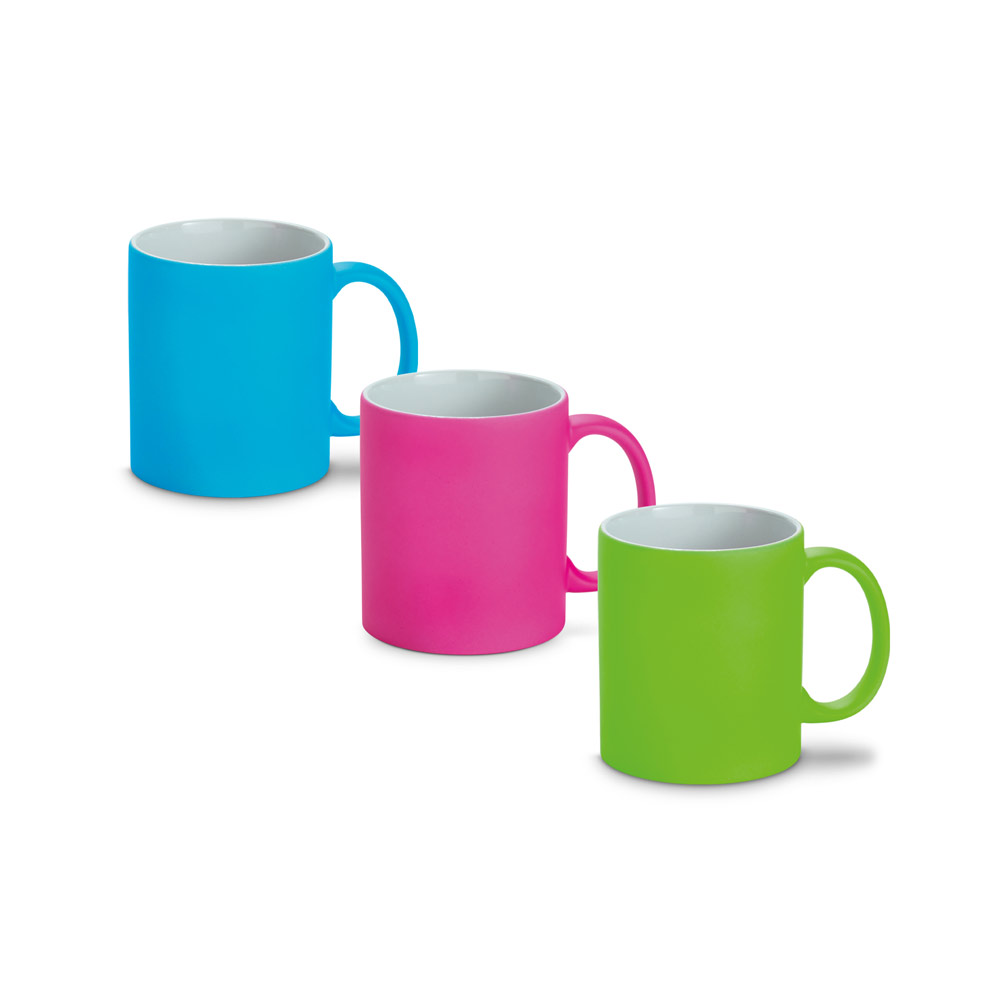 LYNCH 350 mL neon finish ceramic mug