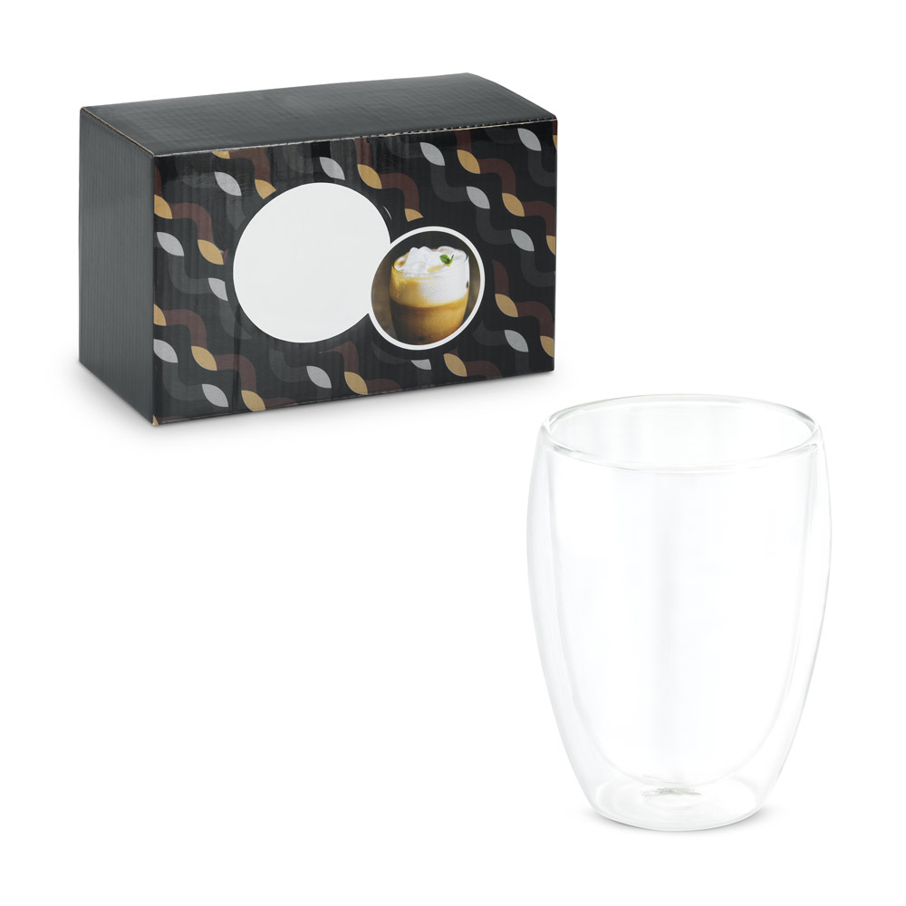 MACHIATO DUO Set of 2 isothermal glass cups