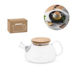 SNEAD Borosilicate glass teapot with bamboo lid 750 mL