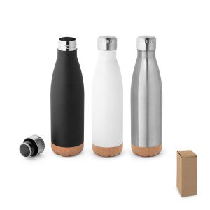 SOLBERG Stainless steel thermos and cork base 560 mL