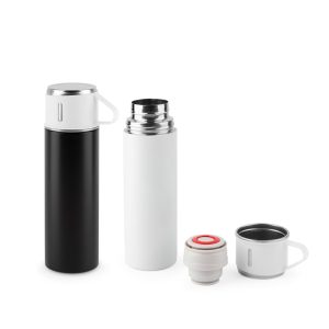 COMANECI Double-walled stainless steel bottle (90% recycled) with matte finish 490 mL