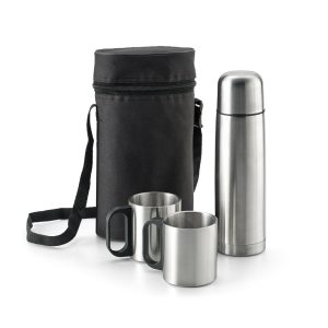DURANT Stainless steel thermos and mugs set