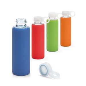 DHABI Borosilicate glass sports bottle 380 mL