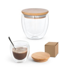 ECUADOR M Borosilicate glass travel cup 250 mL