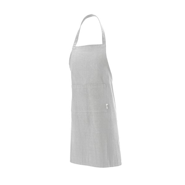 Use this comfortable sustainable apron made from 180gsm recycled cotton
