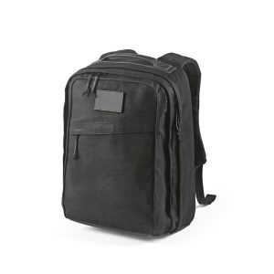 The Cape Town 27L backpack is made from 230gsm recycled cotton with a wax coating. Includes 2 main compartments