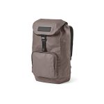 The Copenhagen is a water-resistant backpack made of 240gsm recycled cotton canvas with a PU coating. The side pocket can house a 15.6” laptop