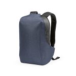 The Abrantes is a 20L backpack made from rPET with PU coating featuring a hidden TSA-approved lock. All panels have an anti-cut layer to protect the contents. Inside is a dedicated compartment for a 17" laptop