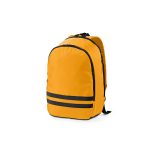The Sydney 18L rPET backpack features one large main compartment and another holds an integrated neoprene sleeve dedicated to a 17” laptop. On the outside