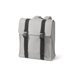 The Edinburgh 22L backpack with dual buckle closure is crafted from recycled PU and rPET