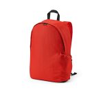 Tallin backpack in ripstop-finished 600D rPET. This 23L backpack includes a dedicated compartment for a 17'' laptop and a spacious central compartment with multiple pockets for organisation. The sturdy top handle offers convenient carrying options and your drinks bottle can sit neatly in the bottle holder on the side. Padded and adjustable straps for added comfort. Supplied in a recycled PE polybag.
