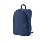 Tallin backpack in ripstop-finished 600D rPET. This 23L backpack includes a dedicated compartment for a 17'' laptop and a spacious central compartment with multiple pockets for organisation. The sturdy top handle offers convenient carrying options and your drinks bottle can sit neatly in the bottle holder on the side. Padded and adjustable straps for added comfort. Supplied in a recycled PE polybag.