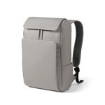 The Lisbon 20L backpack is made of recycled PU. It is sustainable and spacious with a top compartment ideal for sunglasses
