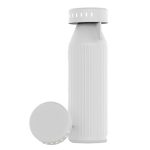 Timeos Bottle 690ml (650ml net) with LED indicators made of recycled stainless steel. Double-walled vacuum insulation will keep your drink hot for 30 hours and cold for 72 hours. The LED lights on the lid will remind you to drink every 30 minutes. A sustainable way to stay hydrated. Delivered in individual