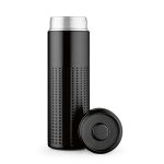 Rediscover sustainability with our 540ml (500ml net) recycled  stainless steel bottle. The double wall design is adorned with a unique pattern. Crafted from recycled stainless steel