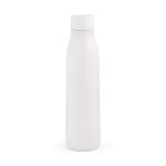 Acuara 630ml Bottle (600ml net) made from recycled stainless steel. The double walled vacuum insulation will keep your drinks hot for 8 hours and cold for 24 hours. It is complete with a stylish stainless cap. Stay refreshed and eco-conscious! Packed inside an individual kraft box.