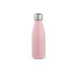 This 430 ml (400ml net) recycled stainless steel bottle bursts with matte full-colour charm