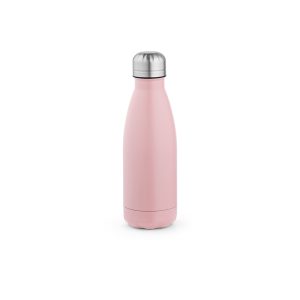 This 430 ml (400ml net) recycled stainless steel bottle bursts with matte full-colour charm