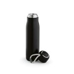The 570ml (540ml net) recycled stainless steel bottle is an eco-conscious companion. Crafted from recycled materials