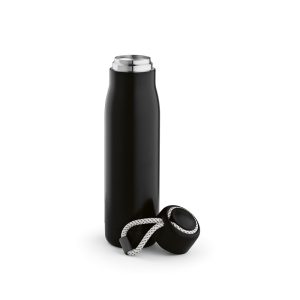 The 570ml (540ml net) recycled stainless steel bottle is an eco-conscious companion. Crafted from recycled materials