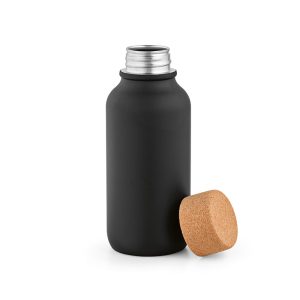 Eco-chic meets functionality in our recycled stainless steel 530 ml (500ml net) bottle. Single-walled