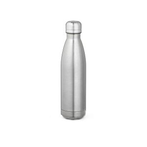 Eco-chic hydration at its best: our 535 ml (500ml net) recycled stainless steel bottle is a burst of shiny colours. It's dishwasher-proof