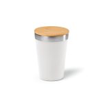 Upgrade your sips with our 390ml (320ml net) recycled stainless steel travel cup