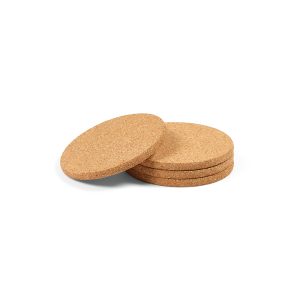 Modigliani is a ser of 4 coasters made from natural cork. Diameter of 10cm and a thickness of 0.7cm. An elegant and environmentally conscious choice for your table. Delivered in a kraft box.