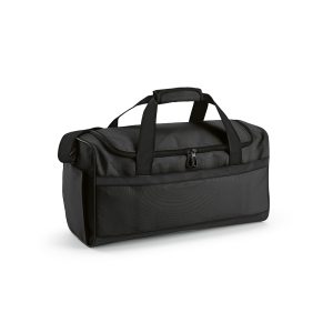 Sao Paulo M gym bag in rPET ripstop with 25L capacity. It features one spacious main compartment and a hidden zippered front pocket