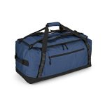 Sao Paulo XL 2in1 rPET ripstop gym bag with 75L capacity. Use it as a gym bag or as a backpack since it has adjustable padded straps. This bag features one main compartment and a zippered front pocket