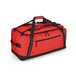 Sao Paulo XL 2in1 rPET ripstop gym bag with 75L capacity. Use it as a gym bag or as a backpack since it has adjustable padded straps. This bag features one main compartment and a zippered front pocket