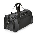 while a small zip pocket on the back panel keeps essentials secure. A trolley strap makes it easy to attach to your suitcase when traveling. Inside the main compartment
