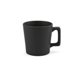 The 270ml (220ml net) ceramic mug with matte finish exudes elegance. Withstand 125 dishwasher cycles